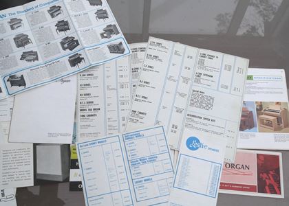 Hammond-Classic organ promo material 60s -